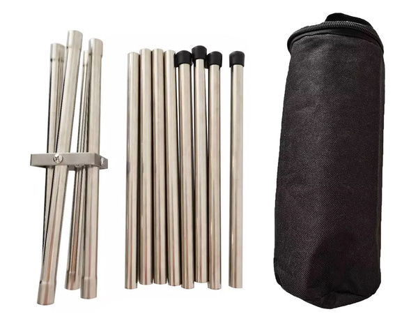 Camping portable folding campfire stand