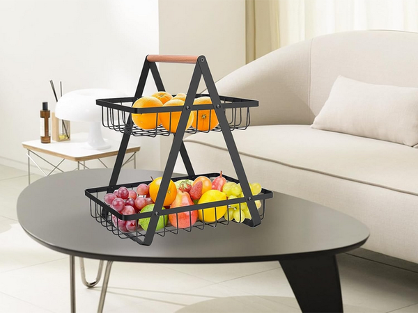 Estante de cocina altillo organizador de cocina con cesta