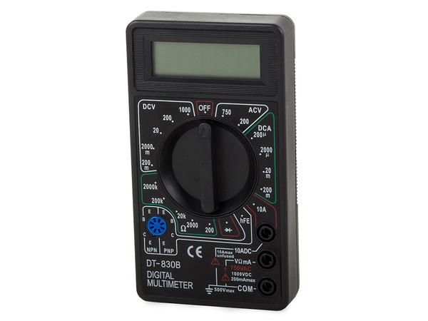 Multimètre numérique lcd électronique courantmètre