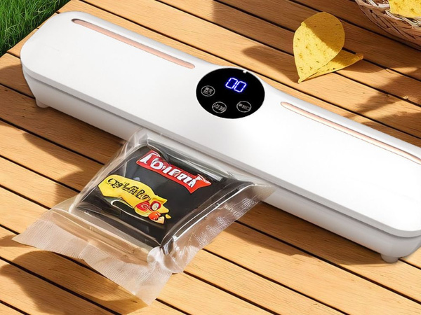 Sellador de vacío máquina de envolver alimentos + 10pcs bolsas