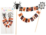 Halloween dekoráció egy torta cupcake picker topper füzér füzér papír