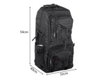 Batoh 35l čierny cestovný turistický trekking silný v horách odolný