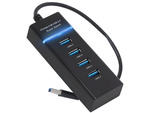 Rozbočovač usb 3.0 rozdeľovač portov 4 portový rozdeľovač adaptér adaptér