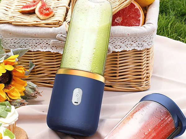 Prenosni mešalnik z električnim mešalnikom usb 6 nožev smoothie