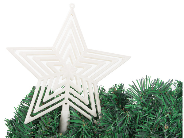 Weihnachtsbaumstern weihnachtsbaumspitze unzerbrechlich weiss