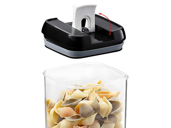 Kitchen food containers for pasta, container with seal, set of 4 pieces