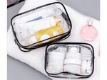 3-in-1 trusă transparentă de cosmetice pentru organizator de călătorie pentru avioane