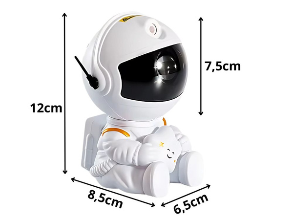 STAR PROJEKTOR ASTRONAUT GALAKTIKA ÖINE VALGUS TAEVAS LASER LED KAUGJUHTIMISPULT