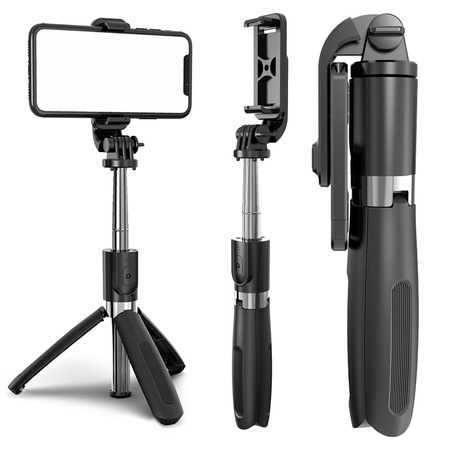 Selfie stick trepied telecomandă bluetooth