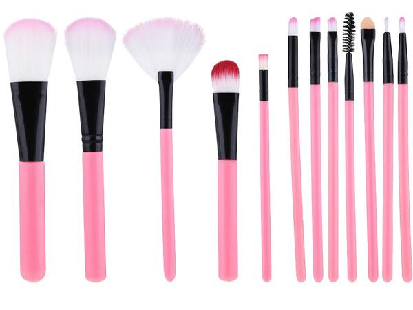 Set de pensule pentru machiaj profesional 12 cutii