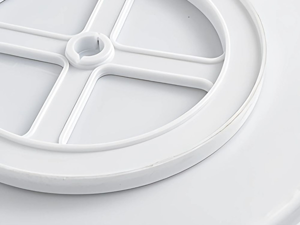 Tavă pivotantă organizator universal tavă 25cm bucătărie baie condimente alb
