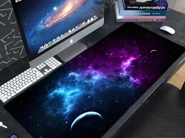 Podložka pod myš gaming desk pad xxl cosmos stars 90x40 thick