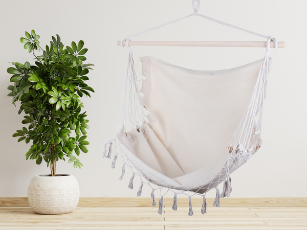 Brazilian hammock garden hanging chair rocker swing boho balcony