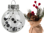 Bombes de choinka pour choin 6cm set de 24 vacances noires