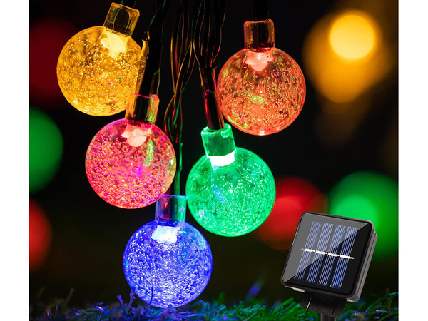 Garden garland lights 20 led solar multicolour