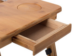 Table pour ordinateur portable bambou plateau de lit pour ordinateur portable