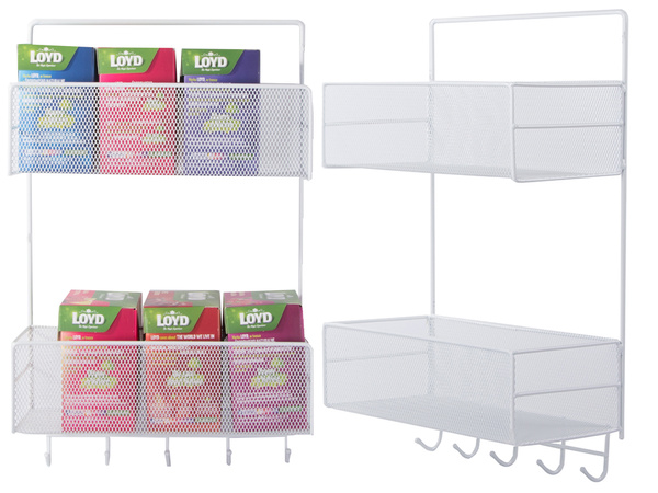 Organizador metálico estante colgante cocina estante baño colgador