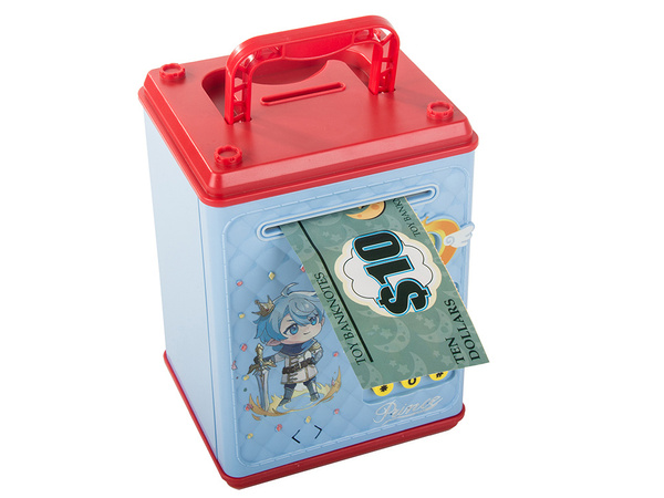Money box cash machine code banknotes coins money pin code