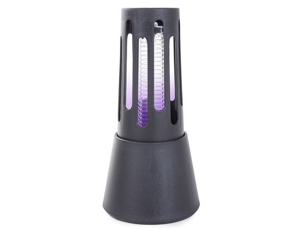 Lámpara insecticida para mosquitos insectos moscas uv eficaz 5w cepillo silencioso
