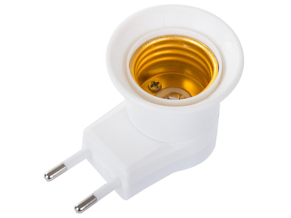 Adaptér žiarovka adaptér spínač 230v e27