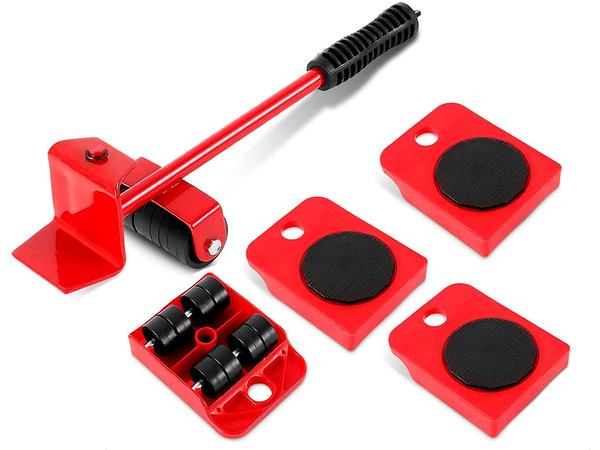 BALDŲ TRANSPORTO PAKĖLIMO RINKINYS iki 150 kg 4 x ROLERIAI