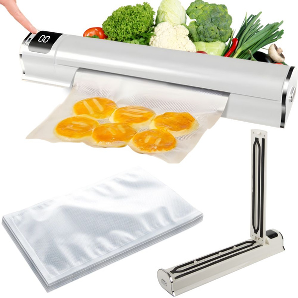 Vakuuminis maisto užsandarinimo įrenginys + 10 maisų rinkinys