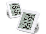 Digitalni termometer mini vremenska postaja soba higrometer baterija magnet