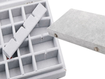 Jewellery box organiser display suede