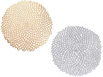 Tapis de table de cuisine rond tapis de table décoratif ajouré