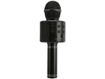 Mikrofon bezprzewodowy bluetooth głośnik karaoke okrągły z etui różne tryby