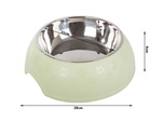 1200ml metal dog cat feeding bowl large