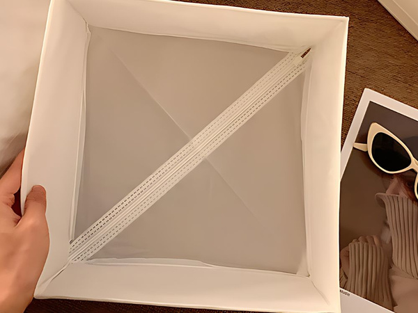 Textil-organizer wäsche kleidung schuhe schublade weiss