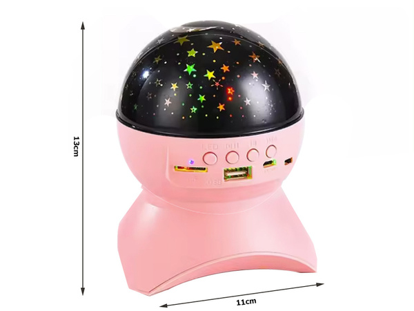 Star projektor öine valgus star led kõlar bluetooth usb projektor