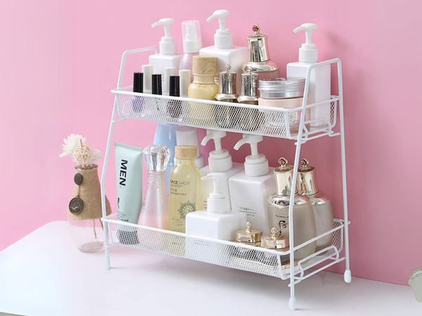 Kitchen shelf kitchen organiser standing two-tier loft spice rack