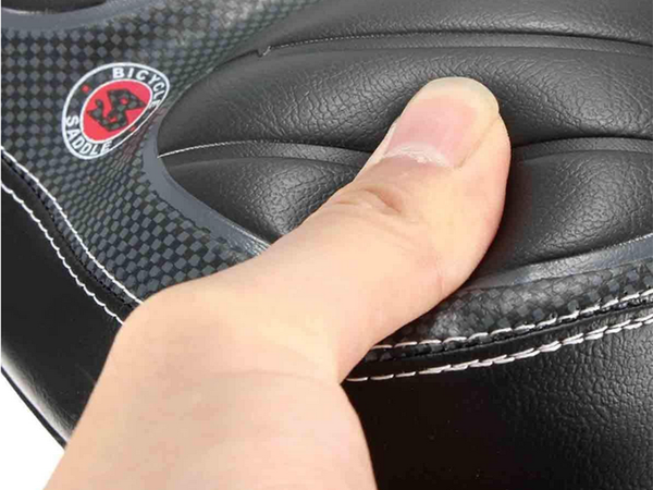 Bicycle saddle soft comfortable foam springs