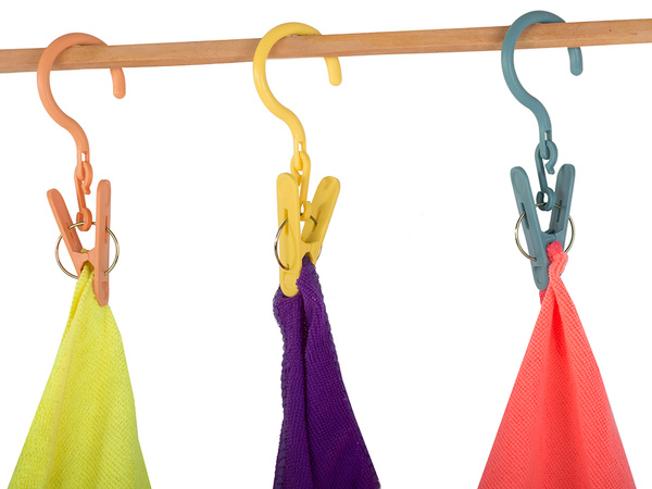 Pince avec crochet set de 3 pièces pince de séchage du linge