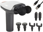 Lcd cordless massage gun powerful set of 8 tips for backs