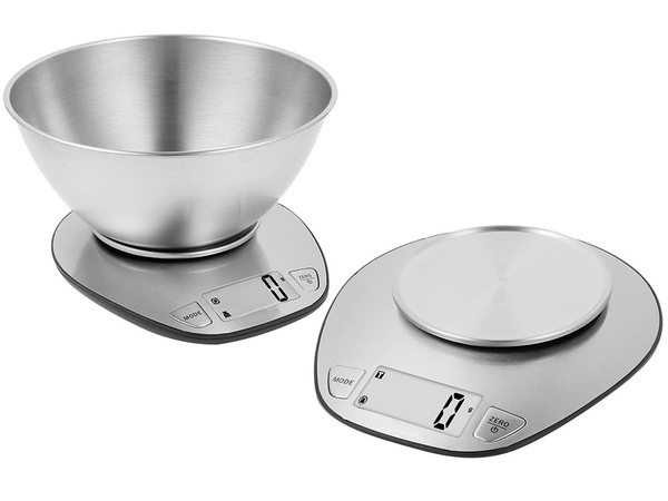 Elektronska kuhinjska tehtnica s 5kg/1g digitalno presno kovinsko tehtnico