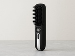 Electric ionic hair straightening brush with led temperature control