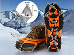 Crampones de senderismo para los zapatos en las montañas picos cadenas antideslizante 36-40