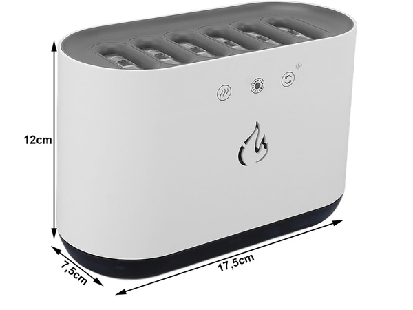 Compin levegő párásító diffúzor led fény rgb aromaterápia 6 fúvókák