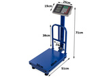 Balanza electrónica 100kg lcd