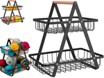 Raft de bucătărie loft bucătărie organizator cu coș