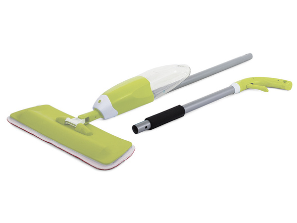 Mop plat cu spălător rotativ solid spray