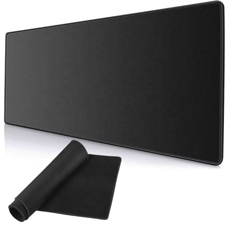 Gaming mouse and keyboard pad xl 80x30 cm anti-slip black