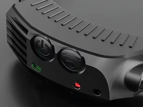 HEADLAMP LED BATTERY-POWERED USB HEADLAMP WITH MOTION SENSOR 3 STRAPS