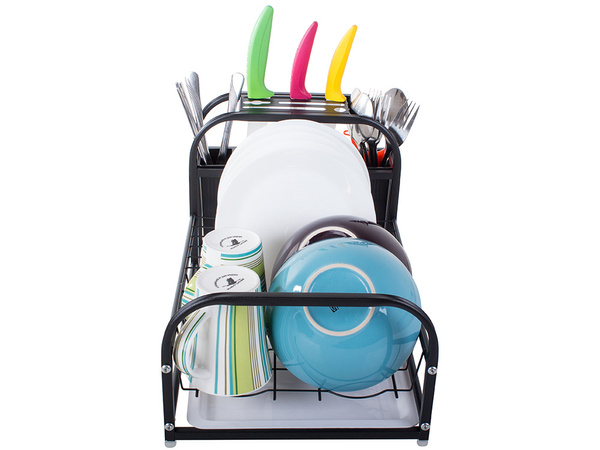 Support de séchage de vaisselle avec support de plateau loft