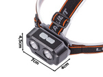 Světlomet světlomet led xhp30 smd accumualtor