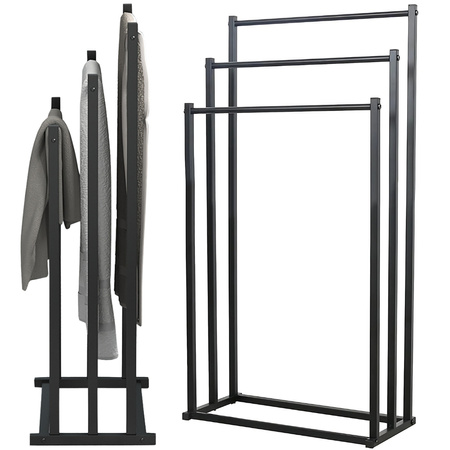 Toallero de baño loft toallero metálico para baño secador