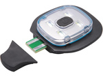 JESEN ZIMSKI KLOBUK Z VODENO SVETILKO ČRNO USB 3 NAČINI SVETLOBE